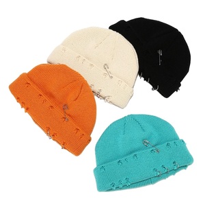 Gorros Personalizados de Invierno, Tejidos, con Logotipo Bordado, de Acrílico/Lana Suave, Unisex, Cálidos, Estilo Desgastado - Product Image 6