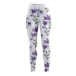 Leggings de sport tendance pour femmes, sublimation, taille haute, pour entraînement quotidien, yoga, course à pied, vêtements de performance - Product Image 1
