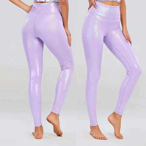 2026 Latest Design Women Mid Waist Cotton/Bamboo Fiber Breathable Knee-<b>Length</b> Gym Tight Fitness Running Leggings Sale OEM - Product Image 6