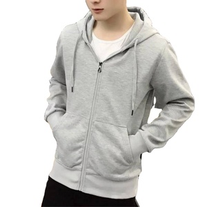 Vêtements d'hiver décontractés pour hommes 100% coton avec fermeture éclair Hoodies Fabricant pakistanais Teint uni Hommes Thobes - Product Image 2