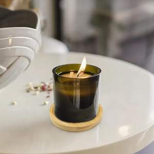 Posavasos de bambú, apto para bebidas frías y calientes, copas de vino, macetas pequeñas - Product Image 1