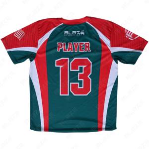 Ropa de equipo personalizada para hombre, Conjunto de jersey de béisbol estampado, camisa bordada con botones de sarga de malla hecha de poliéster/algodón, camisetas para hombre - Product Image 2