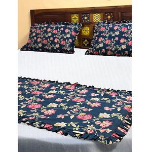 Oferta Especial: Elegante Alfombra de Cama Azul Petrol, Tela Suave, para Camas King Size e Interiores de Lujo, Disponible a Precio de Fábrica - Product Image 1