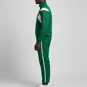 Ensemble jogging homme 2 pièces, coupe ample, tendance, 100% nylon, coupe-vent léger, panneaux colorés et surpiqués. - Product Image 5