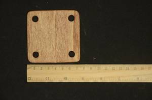 Tarjetas/Tabletas de Tejido de Madera Ecológicas de Arte Popular (Cuadradas Pulimentadas) para Crear Textiles Intrincados, Cinturones Resistentes y Adornos para Prendas - Product Image 2