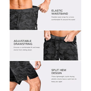 Pantalones Cortos Deportivos para Hombre, para Gimnasio, Fitness, Entrenamiento, Elásticos, de Secado Rápido, Transpirables, Ligeros, para Correr - Product Image 2