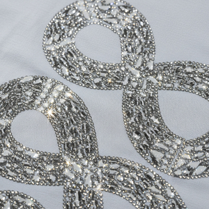 High End Rhinestone T <b>Shirt</b> Custom OEM Manufacture Luxury Diamond Embellished Street Wear Heavyweight <b>Mens</b> Cotton Tee - Product Image 6