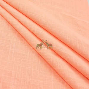 Vente Flash Tissu en Coton Slub Solide Personnalisé Respirant et Léger pour Robes et Chemises Femme - Product Image 5