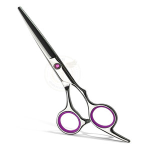 Ciseaux de coiffure professionnels réutilisables en acier inoxydable légers pour droitiers, manche moyen, instrument de coupe de cheveux - Product Image 1