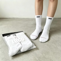Entrepôt USA - Livraison en 5 à 7 jours - 4 paires de chaussettes tendance style hip-hop pour hommes et femmes, à semelle éponge