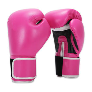 Gants de boxe en cuir vegan pour hommes, écologiques, avec fermeture auto-agrippante, 12oz 14oz 16oz, paume respirante pour le sparring - Product Image 4