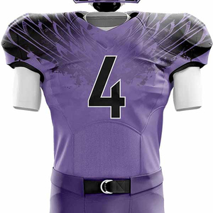 Uniforme de football américain de haute qualité à prix raisonnable, 100% polyester, imprimé par sublimation, couleur personnalisée, logo, football national - Product Image 2