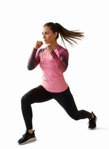 Rashguard personnalisé à manches longues avec votre propre logo sublimé, nouvelle arrivée, rashguard MMA pour adultes, couleur rose - Product Image 3