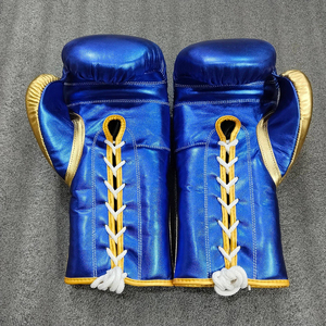 Guantes de Boxeo Profesionales Nuevos, Sin Boxeo No Hay Vida, Guantes de Entrenamiento y Sparring de Cuero Duradero de Alta Calidad - Product Image 4