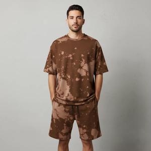 Conjunto de Pantalones Cortos Tie Dye para Hombre, Ropa Casual de Alta Calidad, Talla Grande, Producto Popular - Product Image 1