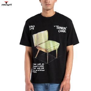 T-shirts pour hommes surdimensionnés, 100% coton, écologiques, respirants, de haute qualité, personnalisables, très demandés - Product Image 3