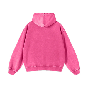 Men's Oversized Hooded Sweatshirt Solid Black Cotton Fleece Casual Winter Wear <b>Waterproof</b> Pockets Boxy Fit - Product Image 6
