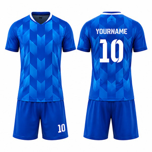 เสื้อฟุตบอลคอกลมแขนสั้นแบบซับลิเมชั่นสั่งทำขายส่งสำหรับผู้ชายและผู้หญิง ระบายอากาศได้ดี แห้งเร็ว สวมใส่สบาย รับผลิตแบบ OEM - Product Image 5