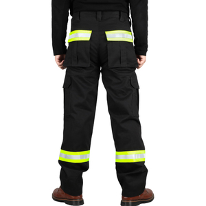 Hi Vis Multi-Pockets Safety Pants Industrial OEM <b>Work</b> <b>Trousers</b> Men Water-Proof Windproof Reflective CE Certified Anti-Bacterial - Product Image 2