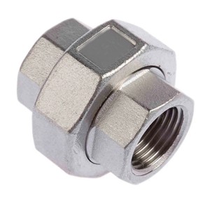 Raccords de tuyauterie filetés en acier inoxydable moulé, polis, basse pression, accessoires anti-incendie pour systèmes d'eau et de gaz naturel pour bâtiments - Product Image 4