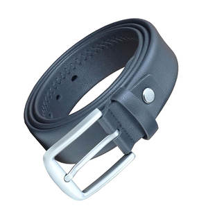 Cinturón de Cuero de Diseño Moderno 2026 para Hombre, Venta al por Mayor, Cinturón Casual Ajustable con Hebilla de Pin, Cinturón de Cuero Vacuno - Product Image 1