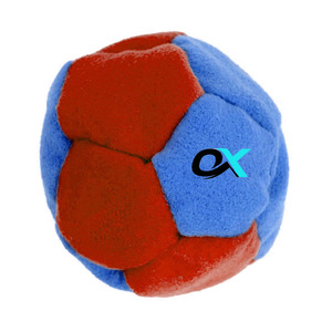 กระเป๋าฟุตแบ็ก Oxva Industries แบบ Hacky Sack สกรีนโลโก้ได้ พร้อมไส้เม็ดพลาสติก ทราย หรือเมทัลลิก ขายส่ง กระเป๋าฟุตแบ็กหนังกลับสังเคราะห์ - Product Image 2