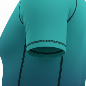 Camiseta de compresión sublimada de manga corta de calidad premium, transpirable, con costuras duraderas, para entrenamiento de MMA, BJJ y surf. - Product Image 5