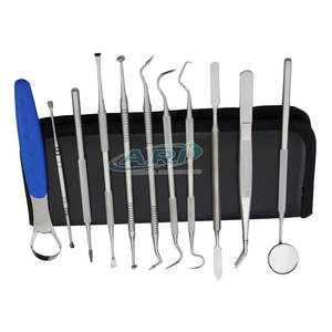 Kit d'instruments de prophylaxie en acier inoxydable de qualité supérieure – Outils dentaires pour le nettoyage - Product Image 3