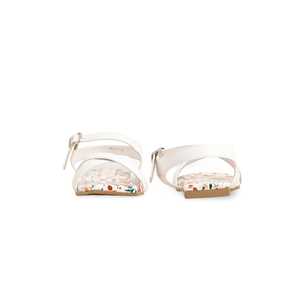 Sandale à talon de cérémonie blanche FR5417 - Product Image 2