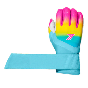 Guantes de Bateo de Béisbol y Sóftbol de Piel de Oveja Premium, Color Azul Marino, Palma Perforada Color Bronceado, Agarre Antivibración, Diseño Elegante - Product Image 5