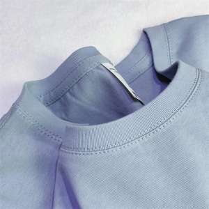 Camiseta de Hombre de Algodón Mercerizado de 230 Gramos, Personalizada, de Lujo, Brillante, Informal, con Cuello Redondo, Suave - Product Image 3