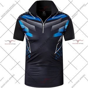 Athletic <b>Polo</b> Shirt Men's Half Zip Collar Geometric Sublimation Print <b>Sports</b> <b>Polo</b> Breathable Quick Dry Golf Tennis Training Team - Product Image 2