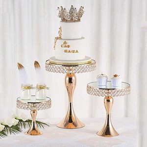 European Style Metal Gold Cake stand for Wedding Decoration <b>Tall</b> Mirror Tray Dessert <b>Table</b> Iron Display Rack - Product Image 6