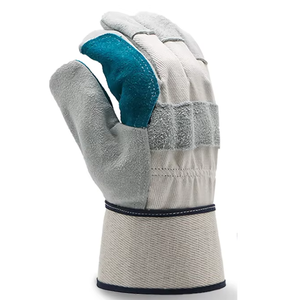 Guantes de Trabajo de Alta Resistencia con Recubrimiento de Látex, Palma Reforzada, Parche de Cuero, Puño de Lona, Guantes para Manipulación de Construcción, OEM - Product Image 6