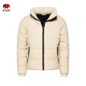 เสื้อแจ็กเก็ตขนเป็ดสำหรับผู้ชายเสื้อแจ็กเก็ตมีซิปดีไซน์ตามสั่งสำหรับผู้ชายปรับแต่งโลโก้ได้ตามต้องการ - Product Image 1