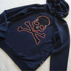 Sudadera con Capucha de Moda Y2K con Pedrería, Manga Corta/Larga, Brillante, Venta al por Mayor, Sudadera con Cristales Personalizable - Product Image 2