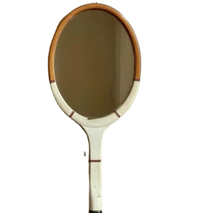 Unisex Customize All Sizes and Colours Wooden <b>Badminton</b> Racket Tennis With Gripy Soft Handle Hard Netting and Custom Logo - Product Image 1
