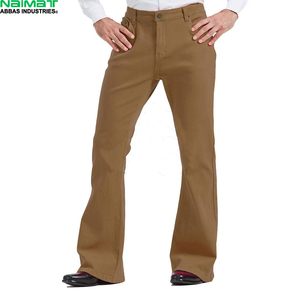 Adjustable <b>Drawstring</b> Protection Flare Pant Men Weather Proof Heavy Weight Outer Layer Fleece Daily <b>Trousers</b> - Product Image 1