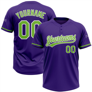 Camiseta de béisbol de dos botones, camiseta de béisbol sublimada, diseño personalizado, servicio OEM, proveedor mayorista - Product Image 5