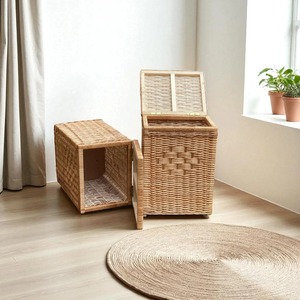 On Sale Unique Design Rattan Basket In Bamboo Jute Clothes Storage Basket For <b>Laundry</b> For Home & Hotel Decor High Selling - Product Image 2