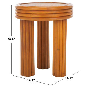 Mesa redonda de ratán para muebles de sala de estar - Product Image 4