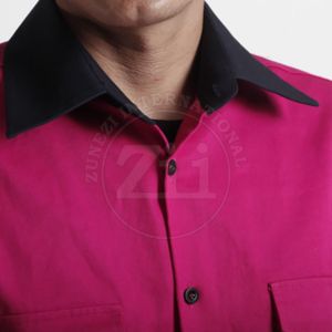 Welding Suit 6.5oz 100%Cotton <b>Long</b> Sleeve Flame-Retardant Anti-static Pearl Snaps Plaid Welding Smelting NFPA2112 Flash Safety - Product Image 5