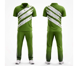Custom Sublimation <b>Cricket</b> Uniform Set for Professional Teams | Men Women Youth <b>Cricket</b> Wears Polo Shirt and Trouser Full Team - Product Image 4