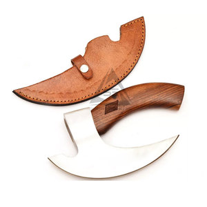 Oem Service Custom Made High Quality Pizza Cutting <b>Axe</b> with Wood <b>Handle</b> and Stainless Steel Blade-Bulk Quantity Available - Product Image 3