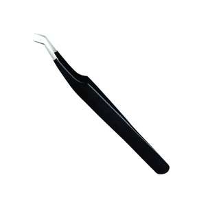 Wholesale Price Custom Logo J2 Japanese Stainless Steel Anti-Static Durable Eyelash Tweezers Beauty Tool Fiber Tip for Eyelash - Product Image 6