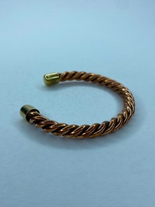 Handmade Gold Plated <b>Copper</b> Brass Cuff <b>Bracelet</b> Vintage Style Unisex Adjustable Imitation Pearl & Magnet Stone Wedding Occasion - Product Image 1