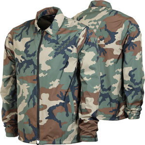 Chemise-veste en polyester vert pour homme Emerica, col rabattu, décontractée, imperméable, coupe classique, couleur unie, fermeture boutonnée, pour le printemps - Product Image 6