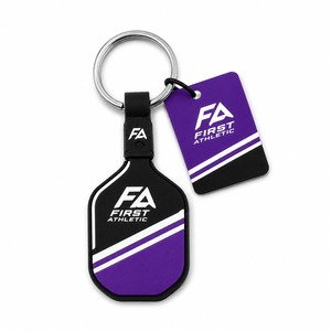 Lightweight Rubber Pickleball Keychain with Mini Paddle Design Durable Key <b>Ring</b>-Great Gift for Fans & Players - Product Image 4