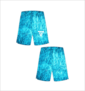 Men's Blue Board <b>Shorts</b> Sublimation Print Elastic Waist Quick Dry Casual Swimwear <b>Short</b> Length Knitted <b>Polyester</b> - Product Image 1