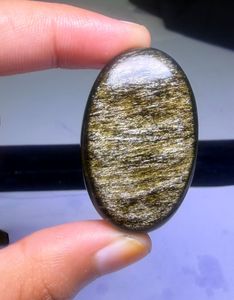 Lot de cabochons en obsidienne dorée naturelle de qualité supérieure pour la fabrication de bijoux de guérison par les cristaux et la collection de bijoux en pierres précieuses - Product Image 3